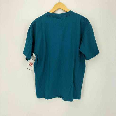 カルクルー Cal Cru 90S USA製 フロントプリント クルーネック Tシャツ 袖シングル メンズ import:L