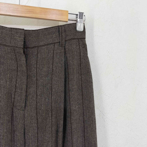 プレインピープル PLAIN PEOPLE ヘリンボーン スラックス レディース JPN:4