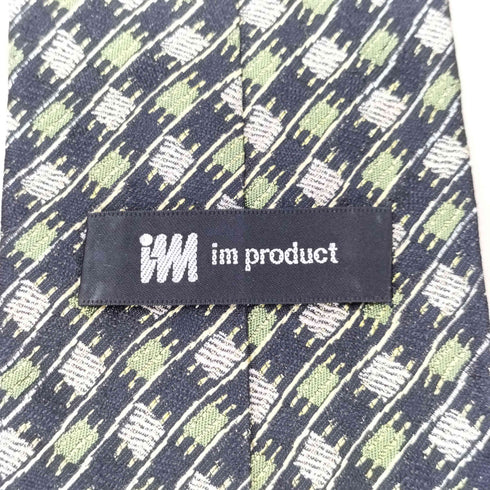 アイムプロダクトイッセイミヤケ im product ISSEY MIYAKE シルク100% 総柄ネクタイ メンズ