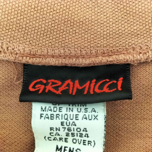 グラミチ GRAMICCI 90s USA製 クルーネック 刺繍Tシャツ メンズ import:XL
