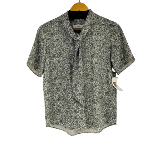 メーカーズシャツカマクラ Makers Shirt 鎌倉 総柄 S/S ブラウス レディース 88