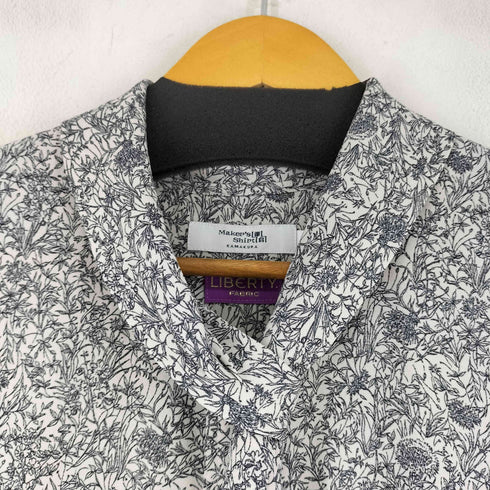 メーカーズシャツカマクラ Makers Shirt 鎌倉 総柄 S/S ブラウス レディース 88