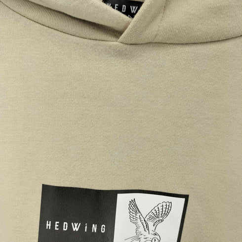 HEDWING 両面プリント プルオーバーパーカー レディース