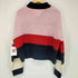 トミージーンズ tommy jeans カラーブロックハイネックカーディガン レディース import:M