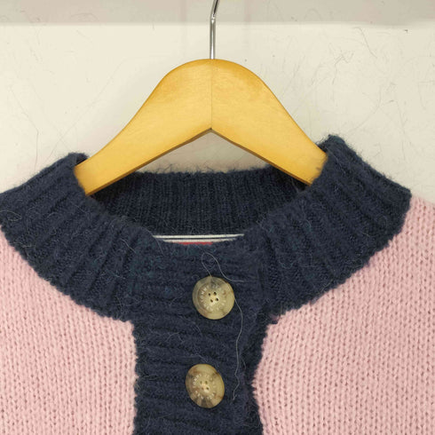 トミージーンズ tommy jeans カラーブロックハイネックカーディガン レディース import:M