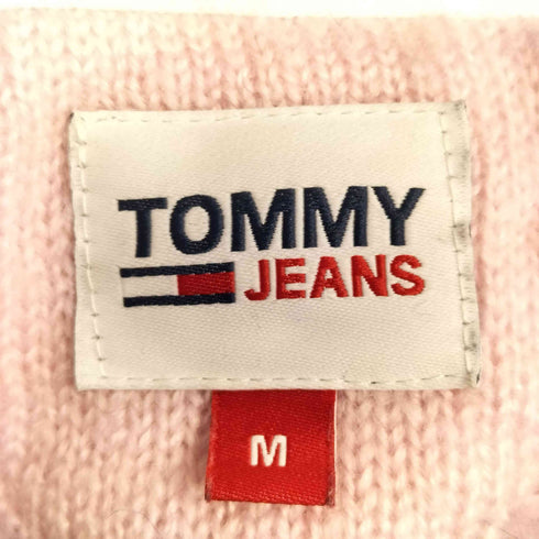 トミージーンズ tommy jeans カラーブロックハイネックカーディガン レディース import:M