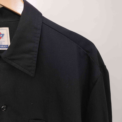 ディッキーズ Dickies コットンポリ L/S ワークシャツ メンズ LARGE