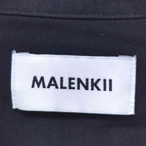 MALENKII オーバーサイズS/S開襟シャツジャケット メンズ
