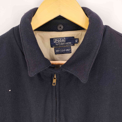 ポロバイラルフローレン Polo by RALPH LAUREN 80-90s USA製 ポニー刺繍 ブルゾン スウィングトップ メンズ レディース:XL