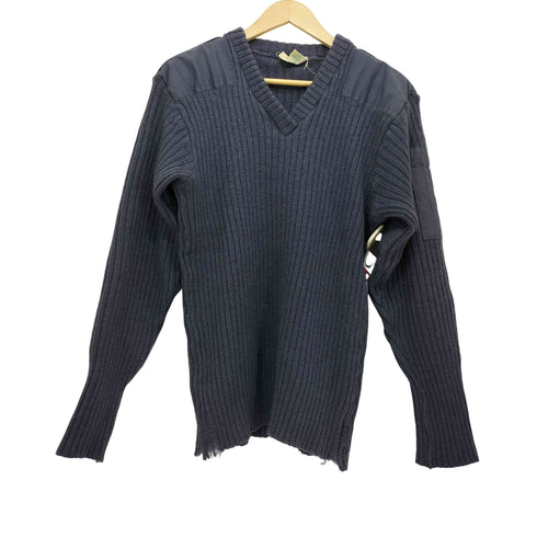 britishnavy JERSEY MANS HEAVY BLUE GREY イギリス海軍 コマンドセーター メンズ 106CM