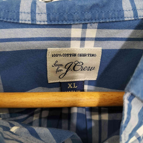 ジェイクルー J.CREW 00S ギンガムチェック L/S ボタンダウンシャツ メンズ import:XL