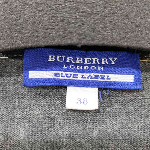 バーバリーブルーレーベル BURBERRY BLUE LABEL 七分丈 短丈 ウールカーディガン レディース EUR:38