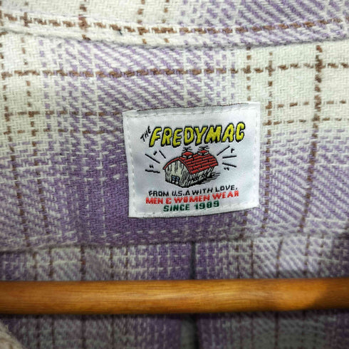fredymac オンブレチェック L/S ネルシャツ メンズ