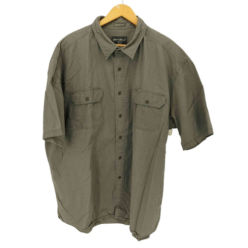 エディーバウアー Eddie Bauer 00S NORTHWEST TWILL 2ポケット S/S シャツ メンズ XXL