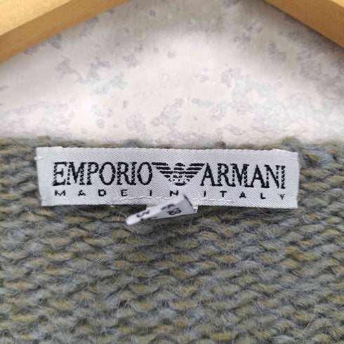 エンポリオアルマーニ EMPORIO ARMANI アルパカ混 ウールデザインニット レディース US:4