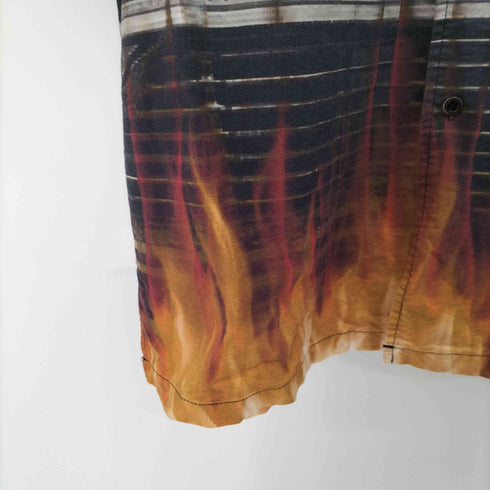 レフラー Leflah FIRE CAR ALOHA SHIRT メンズ import:XL