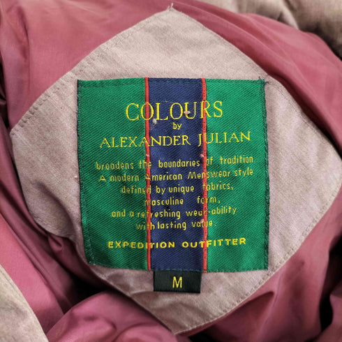 カラーズバイアレクサンダージュリアン COLOURS by ALEXANDER JULIAN フーデッドダウンジャケット メンズ M