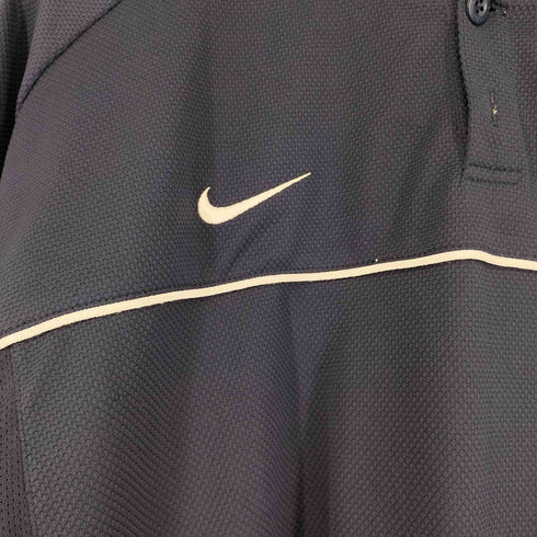 ナイキ NIKE 00S 胸元スウッシュ S/S ベースボールシャツ メンズ JPN:XXL
