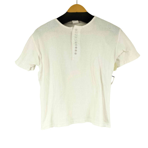 LONG JOHN 90S USA製 S/S ヘンリーネックTEE レディース import:M