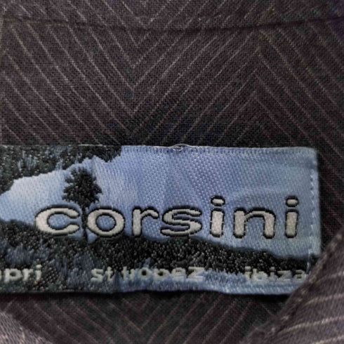 コルシーニ corsini S/S 総柄 レーヨンシャツ メンズ JPN:L