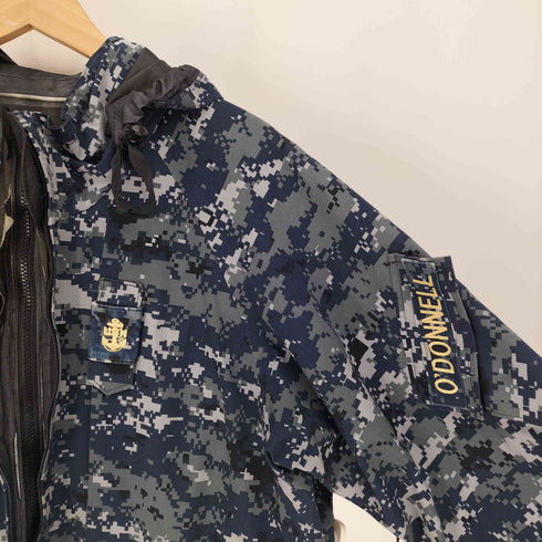 ユーエスネイビー U.S.NAVY NWU ECWCS TYPE 1 Digital Camouflage GORE-TEX Parka デジカモ 2006年製 メンズ LARGE LONG