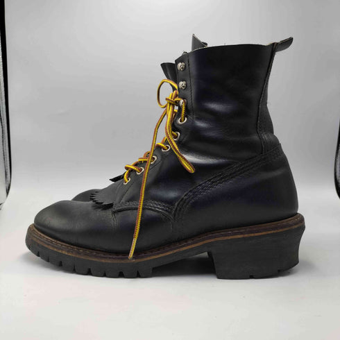 レッドウィング RED WING 90-00S USA製 刺繍 羽根タグ Logger Boots ロガー ブーツ ワーク ブーツ メンズ US:9D