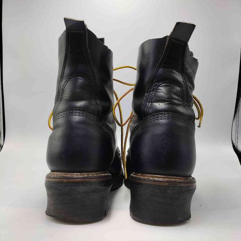 レッドウィング RED WING 90-00S USA製 刺繍 羽根タグ Logger Boots ロガー ブーツ ワーク ブーツ メンズ US:9D
