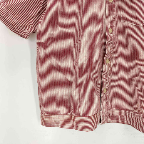ベンデイビス BEN DAVIS ヒッコリーストライプ S/S シャツ メンズ
