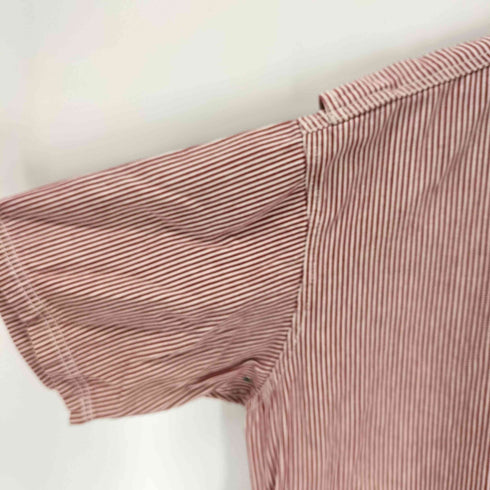ベンデイビス BEN DAVIS ヒッコリーストライプ S/S シャツ メンズ