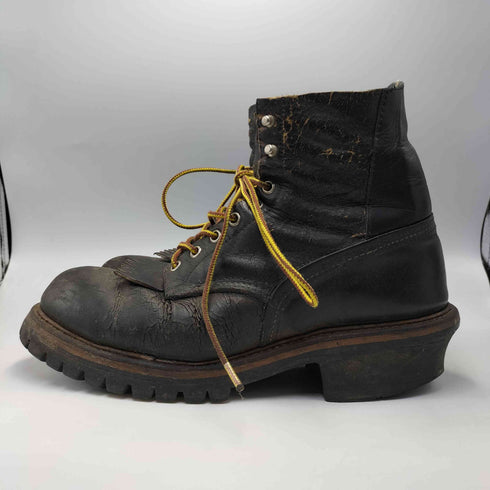 レッドウィング RED WING 90S USA製 プリント 羽タグ Logger Boots ロガー ブーツ ワーク ブーツ メンズ