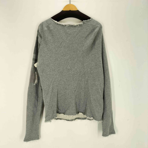 ディーゼルブラックゴールド DIESEL BLACK GOLD ダメージ加工 ラグランスウェット メンズ import:S