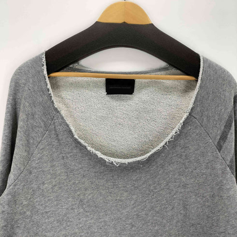 ディーゼルブラックゴールド DIESEL BLACK GOLD ダメージ加工 ラグランスウェット メンズ import:S