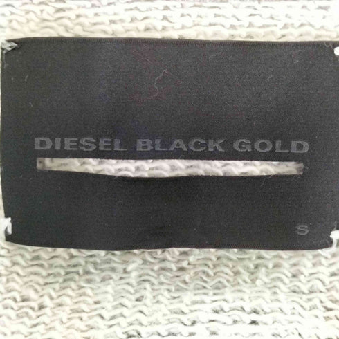 ディーゼルブラックゴールド DIESEL BLACK GOLD ダメージ加工 ラグランスウェット メンズ import:S