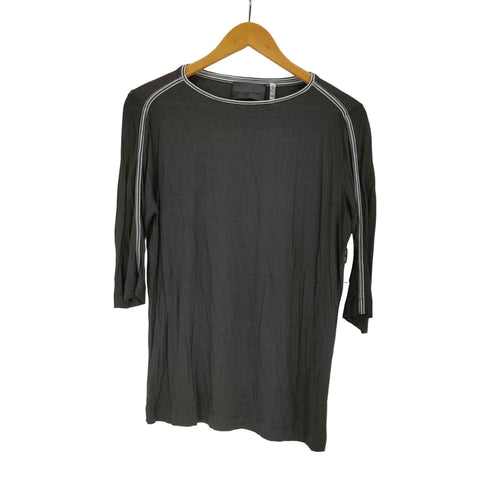 ディーゼルブラックゴールド DIESEL BLACK GOLD サイドライン七分丈カットソー レディース import:S