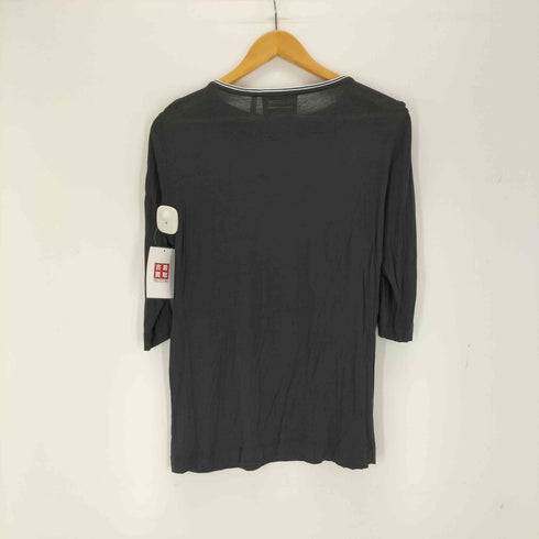 ディーゼルブラックゴールド DIESEL BLACK GOLD サイドライン七分丈カットソー レディース import:S