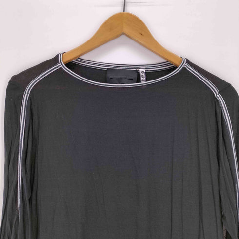 ディーゼルブラックゴールド DIESEL BLACK GOLD サイドライン七分丈カットソー レディース import:S