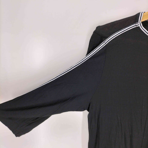 ディーゼルブラックゴールド DIESEL BLACK GOLD サイドライン七分丈カットソー レディース import:S