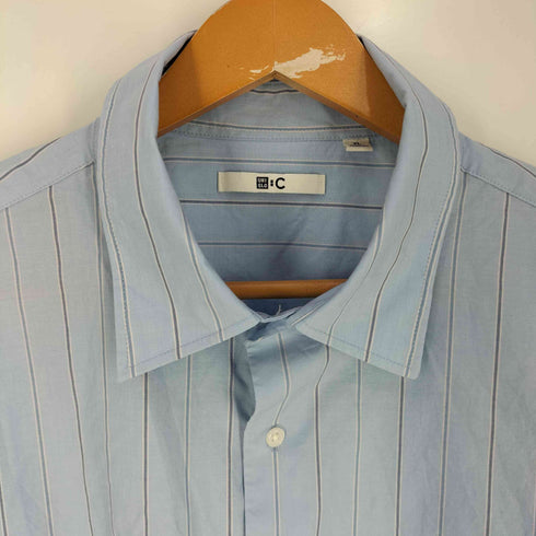ユニクロシー UNIQLO:C ブロードオーバーサイズシャツ/ストライプ メンズ JPN:XL