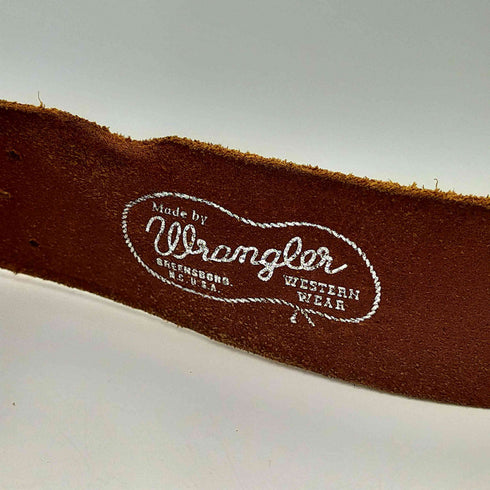 ラングラー Wrangler ウエスタン メタル バックル レザー ベルト メンズ