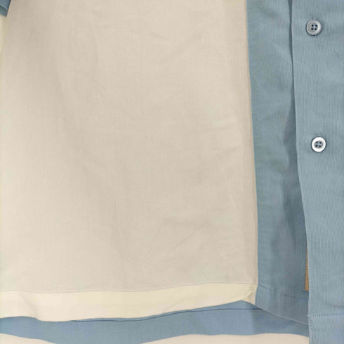 キューバベラ CUBAVERA 企業刺繍 レーヨンポリ バイカラー オープンカラーシャツ メンズ XXL