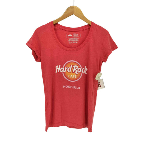 ハードロックカフェ Hard Rock Cafe HONOLULU ホノルル クルーネックTシャツ レディース S