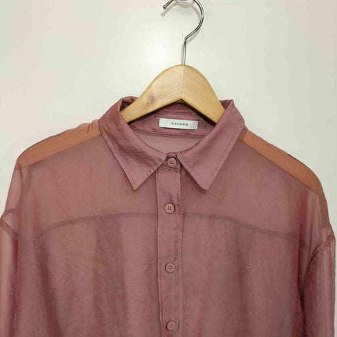 ジーナシス JEANASIS L/S シャンブレーシアーシャツ レディース JPN:M
