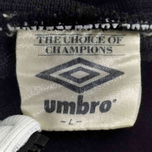 アンブロ UMBRO 90-00s THE CHOICE OF CHAMPIONS ロゴ刺繍 トラックジャケット メンズ import:L