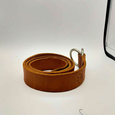 FLAP スタッズ ダブルリング バックル レザー ベルト メンズ