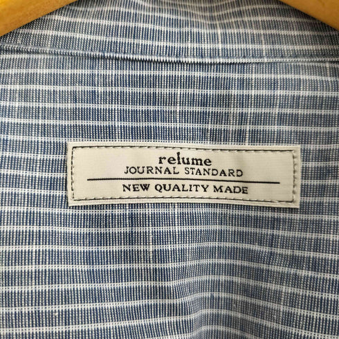 ジャーナルスタンダードレリューム JOURNAL STANDARD relume 25ss JAMES FABRIC ジェームスファブリック オープンカラーシャツ メンズ M