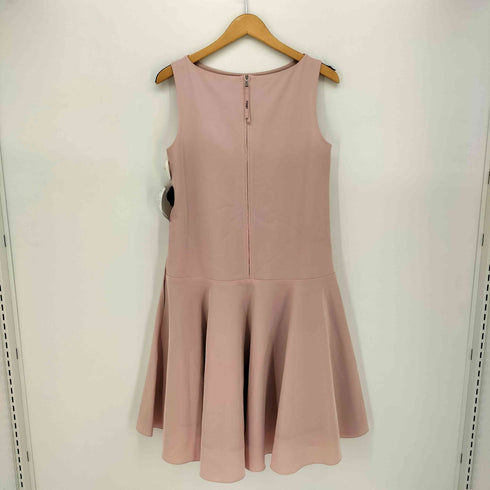 フォクシーニューヨーク FOXEY NEW YORK ひざ丈 Aライン ノースリーブワンピース ドレス レディース 38