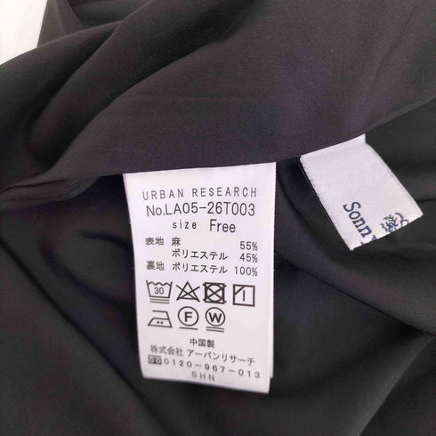 アーバンリサーチサニーレーベル URBAN RESEARCH Sonny Label リネンフレンチギャザー ワンピース レディース FREE