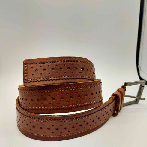 クイックシルバー Quiksilver メタル バックル レザー ベルト メンズ