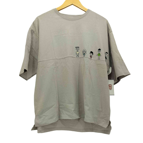 グラニフ graniph キャラクター刺繍S/S Tシャツ メンズ M