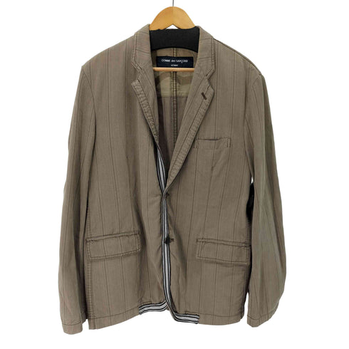コムデギャルソンオム COMME des GARCONS HOMME 2Bストライプテーラードジャケット メンズ import:M